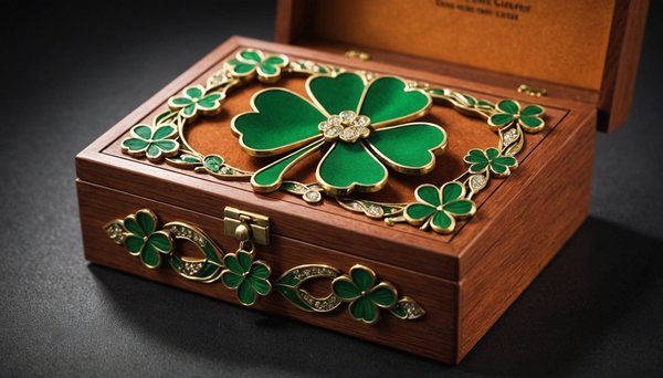 Coffret de bijoux trèfle : les meilleures options porte-bonheur